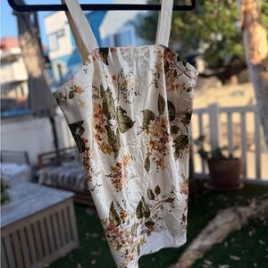 Reformation date night ready  Satin Floral Slip Camisole garden goddess vibe